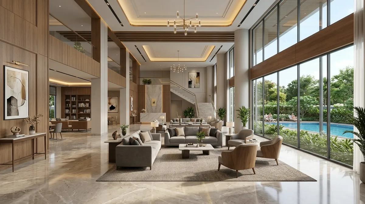 Community clubhouse at Sobha World City